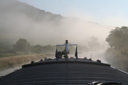 matin sur le canal des ardennes