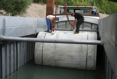 Déchargement tuyaux