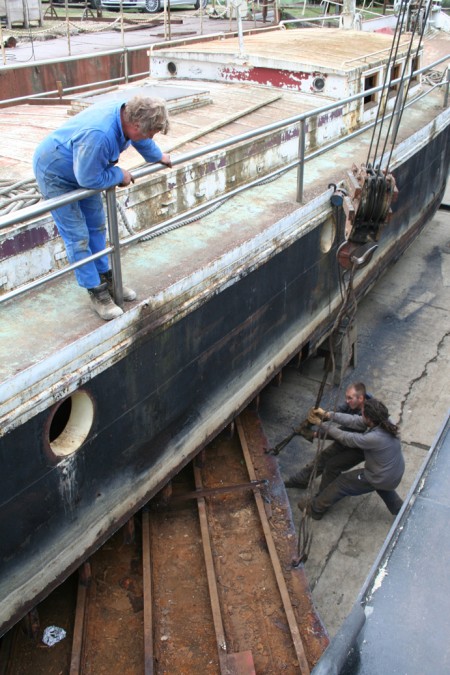 changer le fond d'un bateau