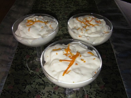 mousse orange cointreau