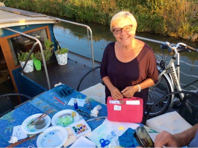 Cours d'aquarelle peniche kaïros