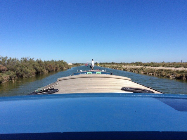 Canal du rhone a Sete peniche kairos