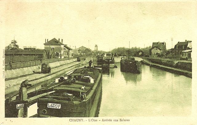 Chauny - L'Oise - Arrivée aux écluses-640