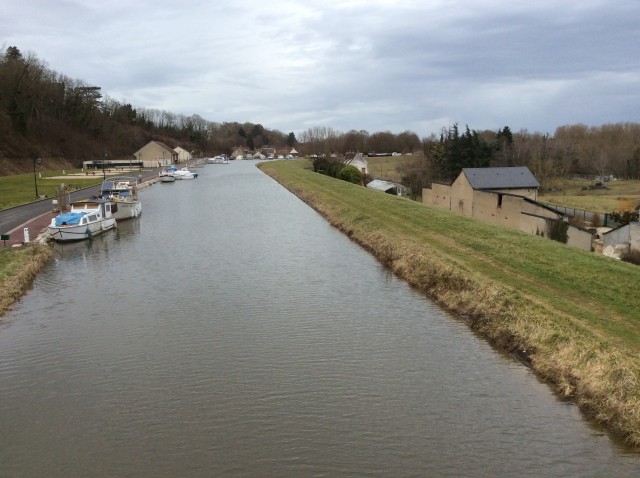 Canal latéral Châtillon peniche kairos 